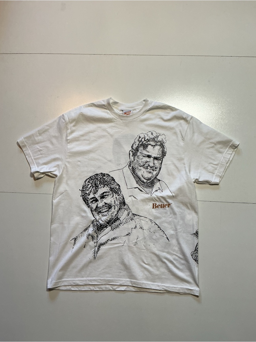 Better Gift Shop John Candy Forever White Graphic S/S Crewneck T-Shirt